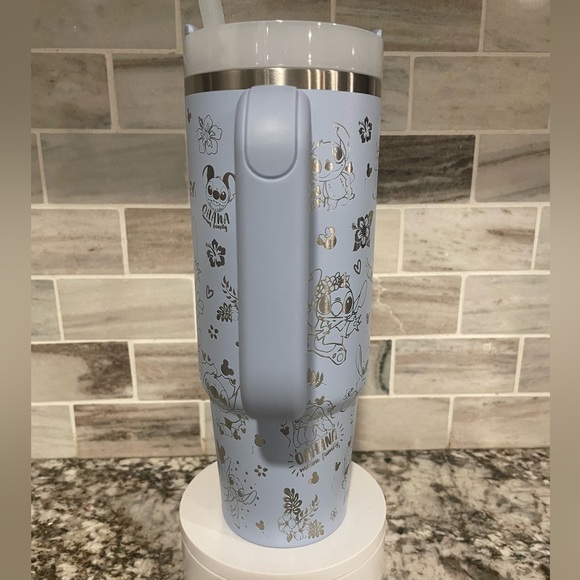 Lilo and stitch laser engraved Stanley Tumbler cup 30 oz 40 oz NEW choose color - Picture 5 of 7